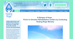 Desktop Screenshot of healingreignministry.org